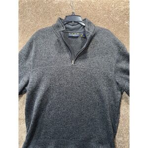 Club Room 1/4 Zip Pullover - Gray - Size Large‎ - Excellent Condition